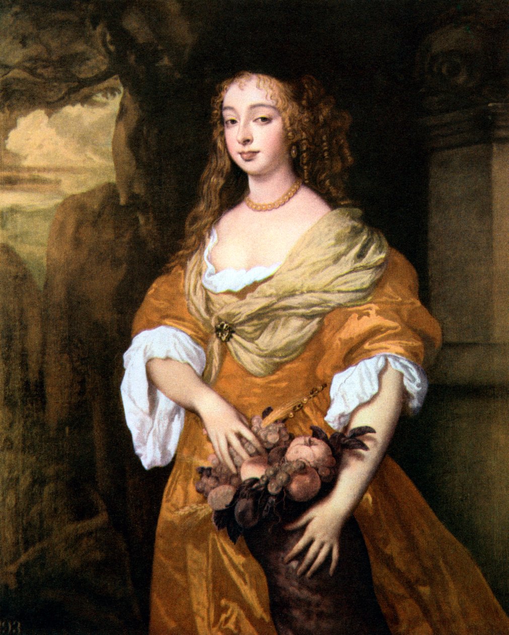 Jane Needham, Sra. Myddleton, 1666 de Peter Lely