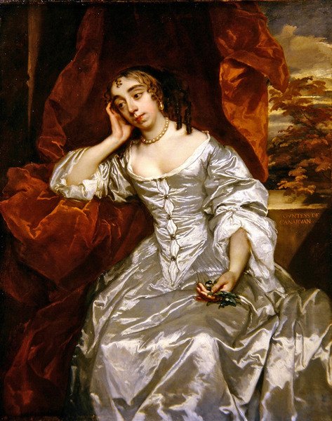 Retrato de Elizabeth Capel Condessa de Carnarvon, c.1662 (óleo sobre tela) de Peter Lely