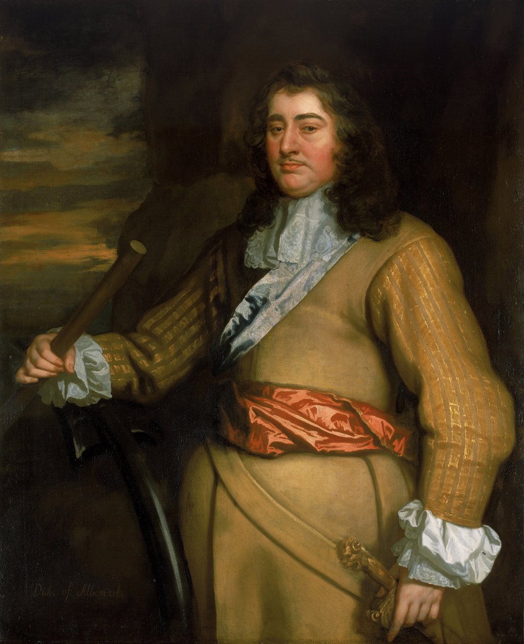 Retrato de George Monck (1608-1670), primeiro duque de Albemarle. Óleo sobre tela de Peter Lely
