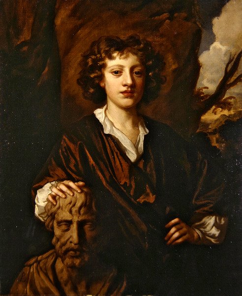 Retrato de um Jovem (óleo sobre tela) de Peter Lely