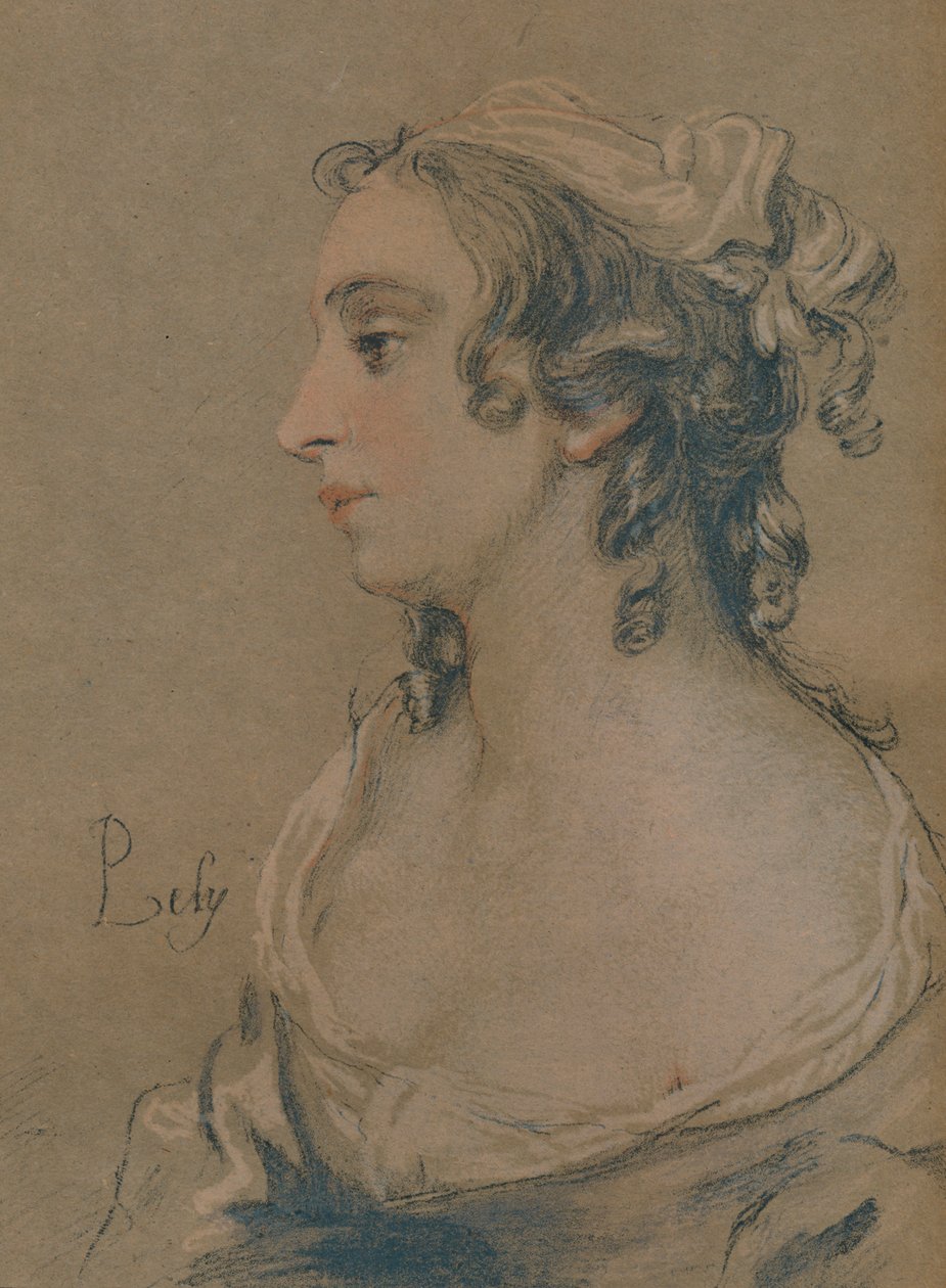 Estudar em Pastel, século XVII de Peter Lely