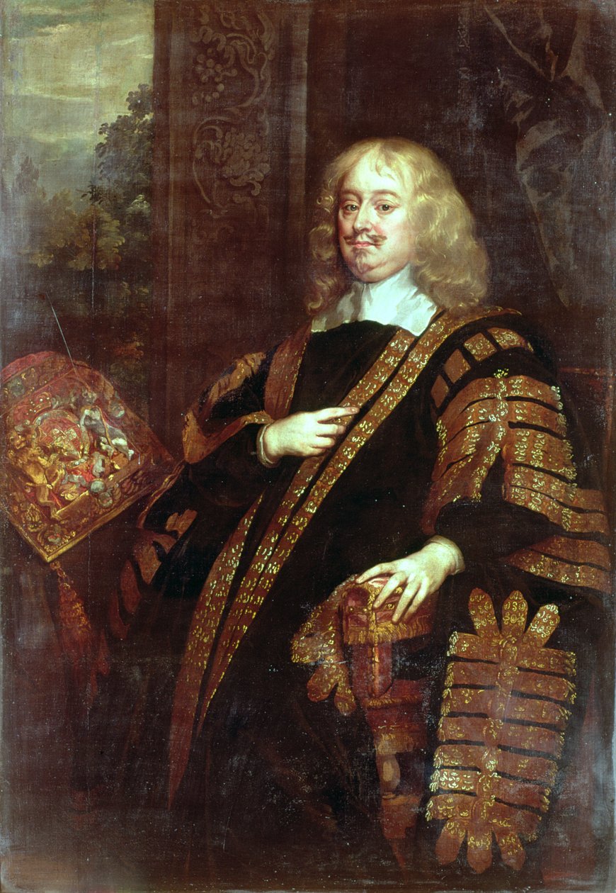 O conde de Clarendon, senhor alto chanceler de Peter Lely