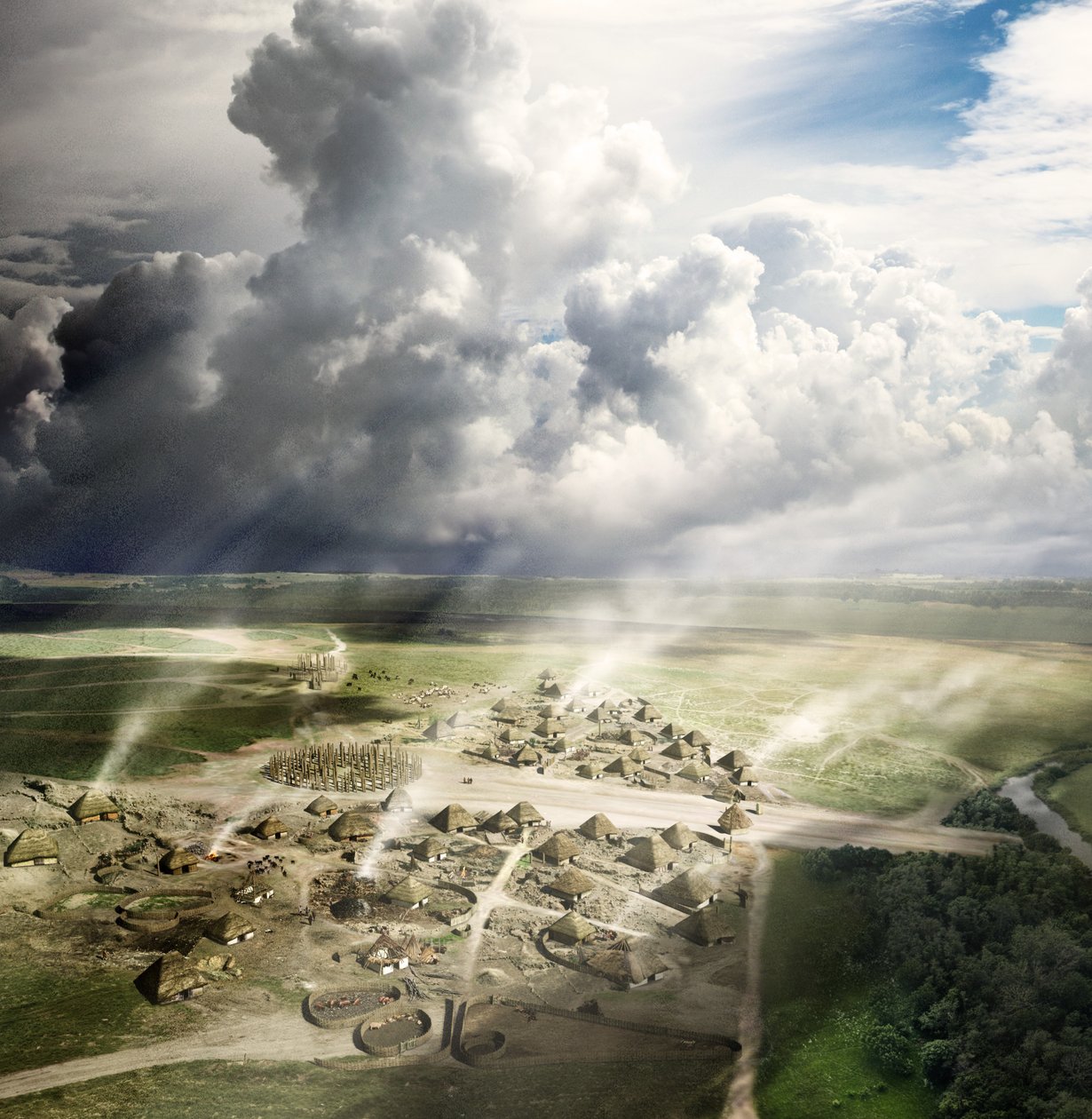 Durrington Walls, Wiltshire, c2500 aC 2013 de Peter Lorimer