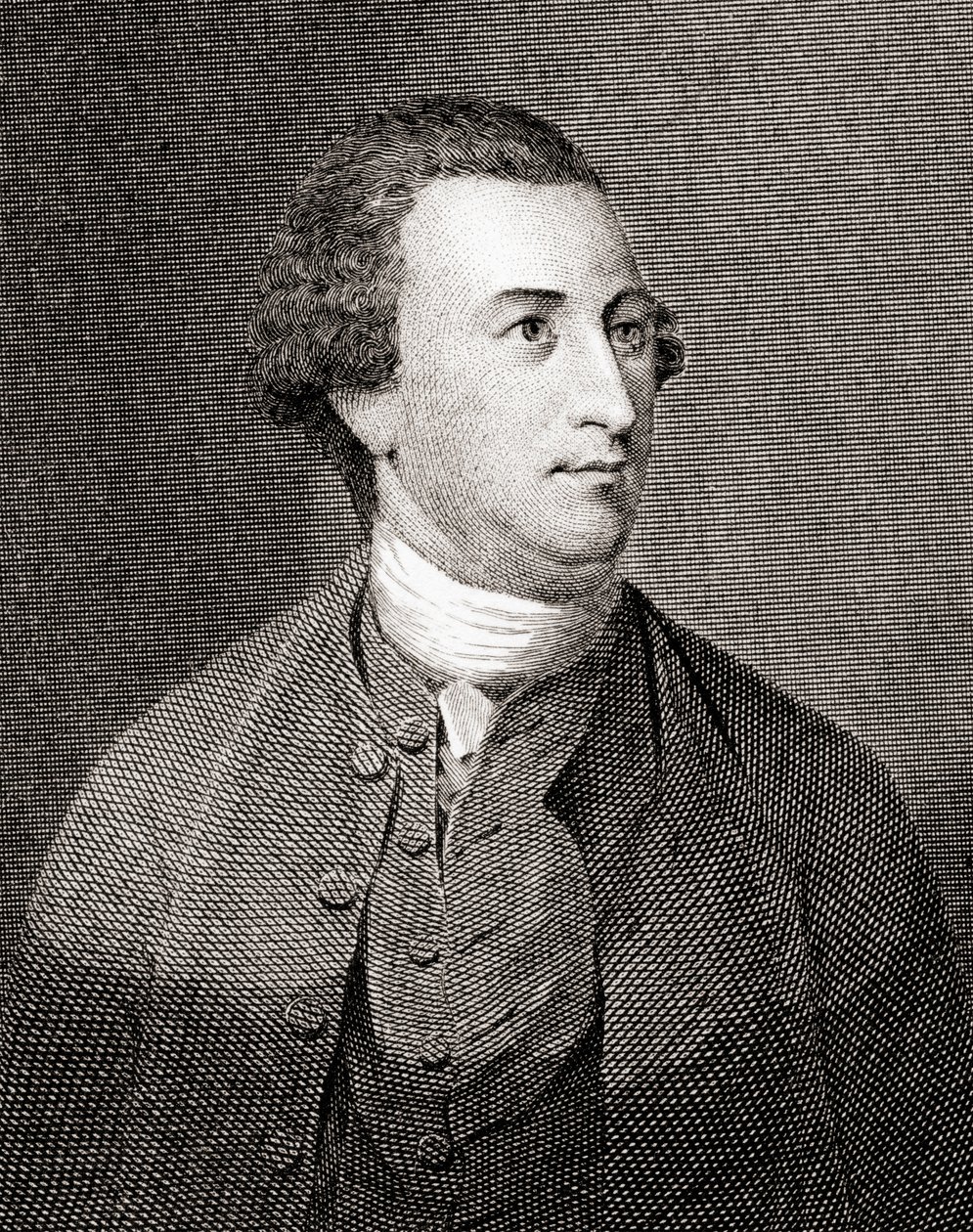 William Paca, pai fundador e signatário da Declaração de Independência (gravura) de Peter Maverick