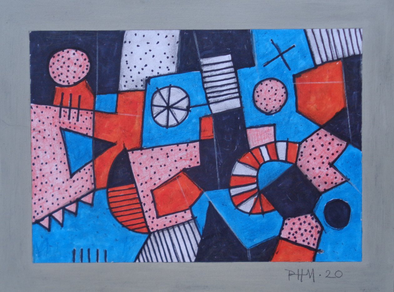 CARNIVAL, 2020 (técnica mista) de Peter McClure