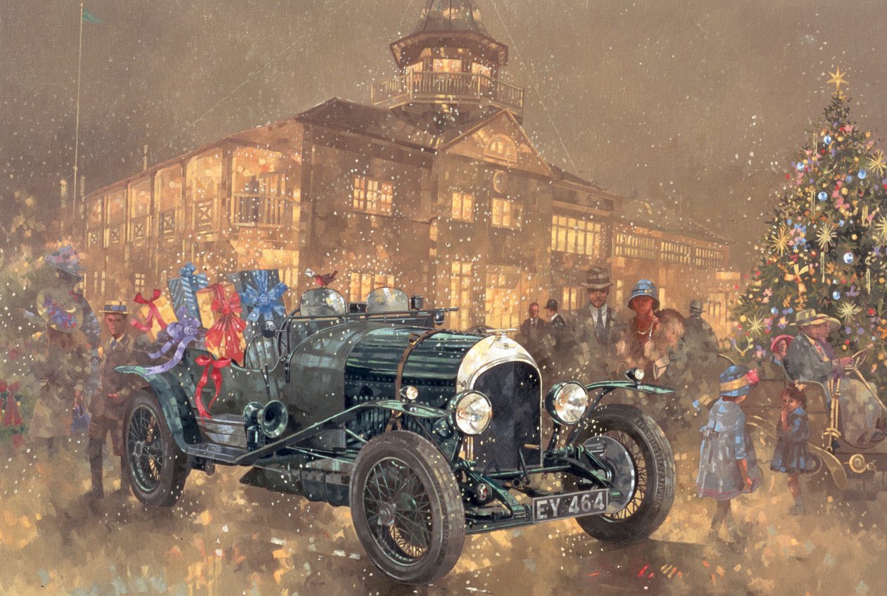 Festa de Natal em Brooklands (óleo sobre tela) de Peter Miller