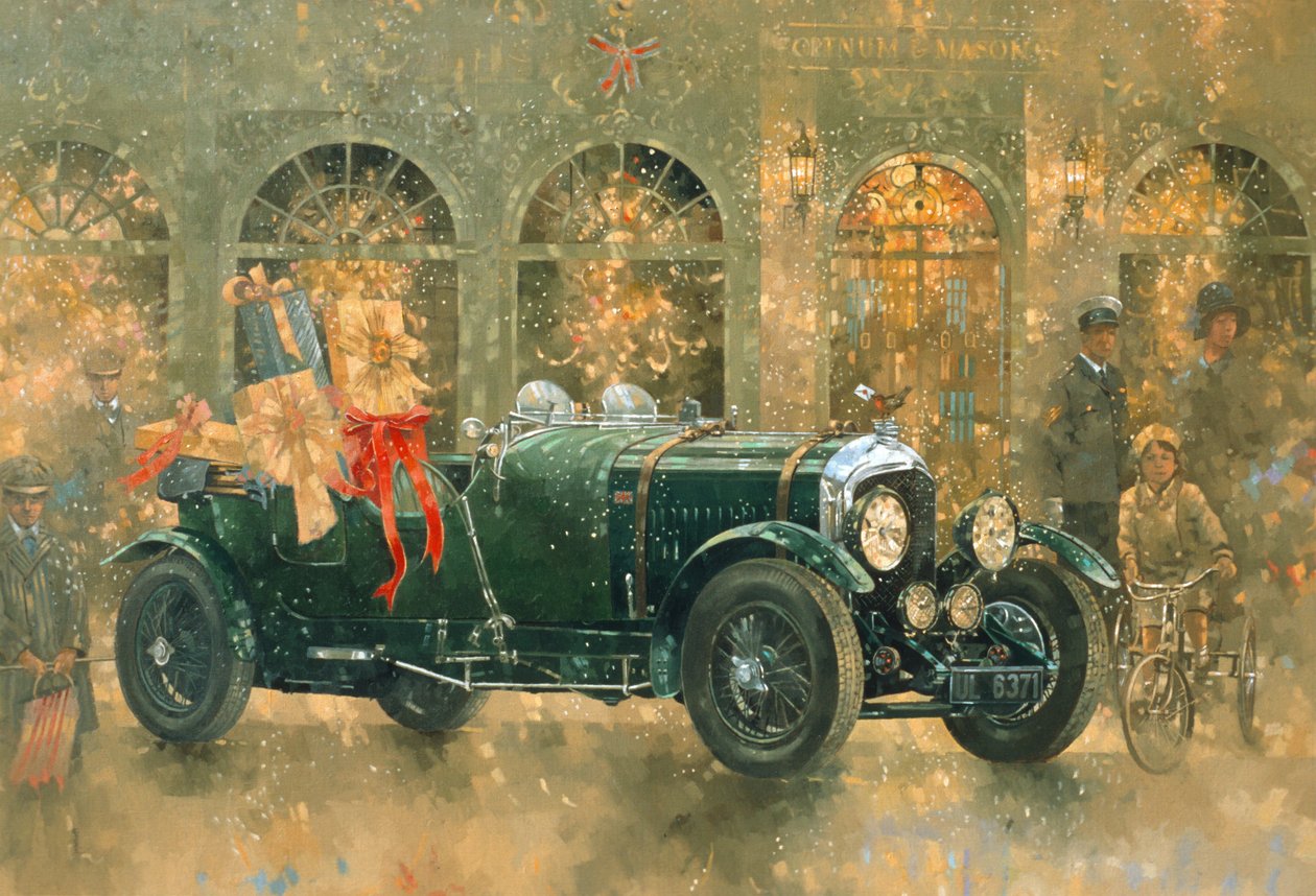 Natal na Fortnum and Masons (óleo sobre tela) de Peter Miller