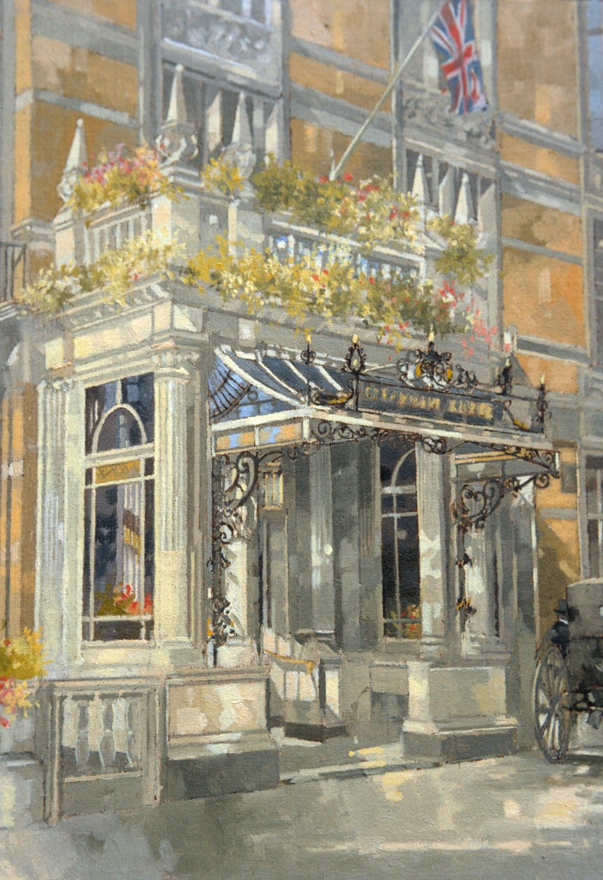 The Connaught Hotel, Londres (óleo sobre tela) de Peter Miller