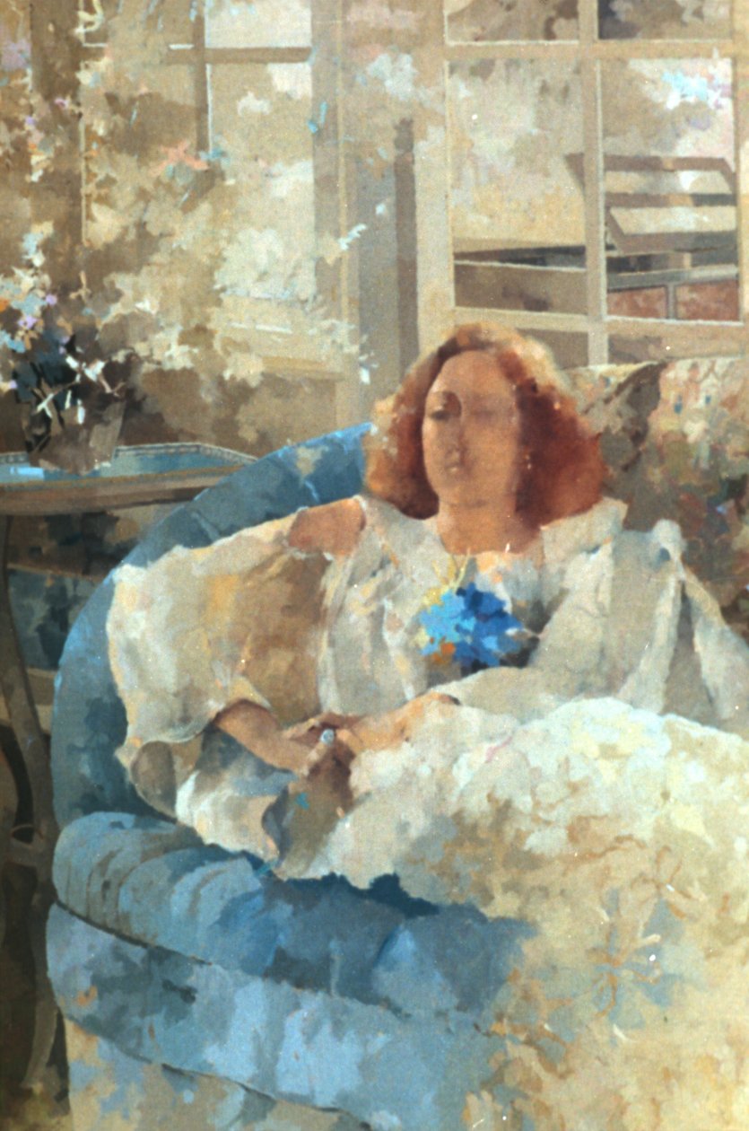 Veil of Elegance (óleo sobre tela) de Peter Miller
