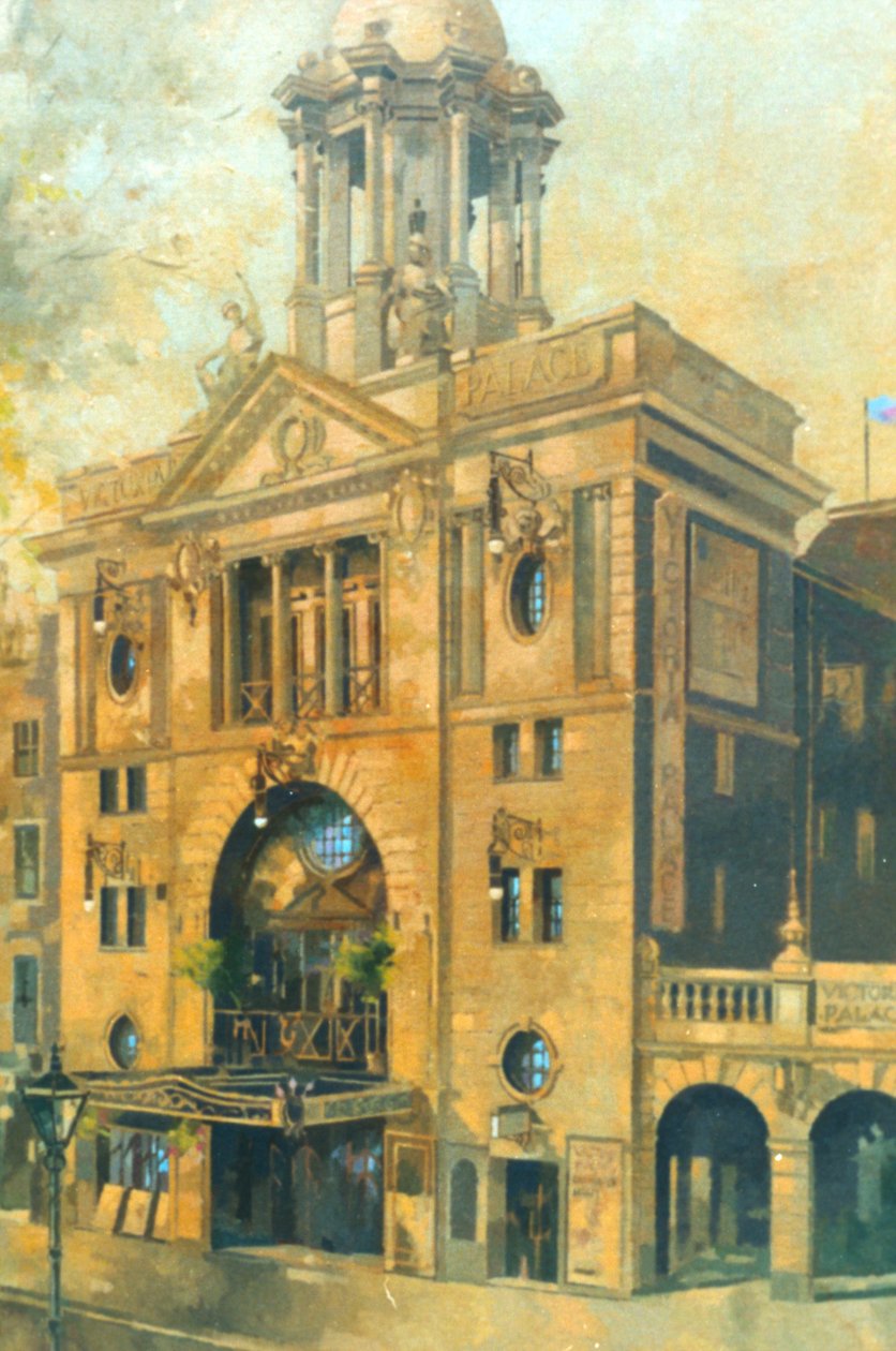Victoria Palace Theatre (óleo sobre tela) de Peter Miller