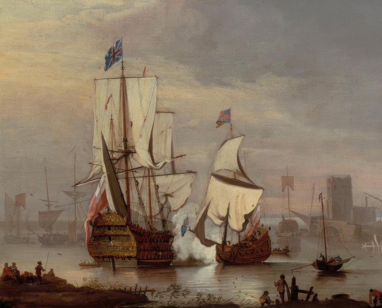 Soberano Real do Navio de Guerra - Monamia de Peter Monamy