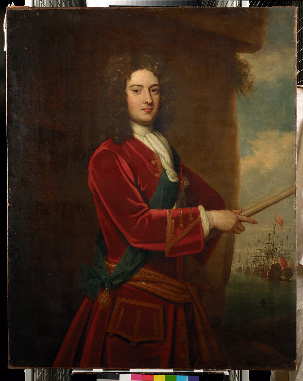 Retrato do Almirante James Berkeley de Peter Monamy