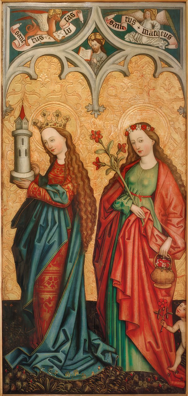 Santos Bárbara e Dorothea de Peter Murer