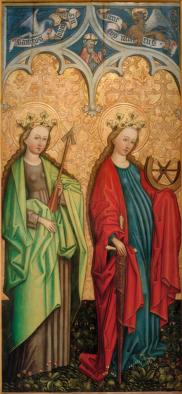 Santos Ursula e Catarina de Alexandria de Peter Murer