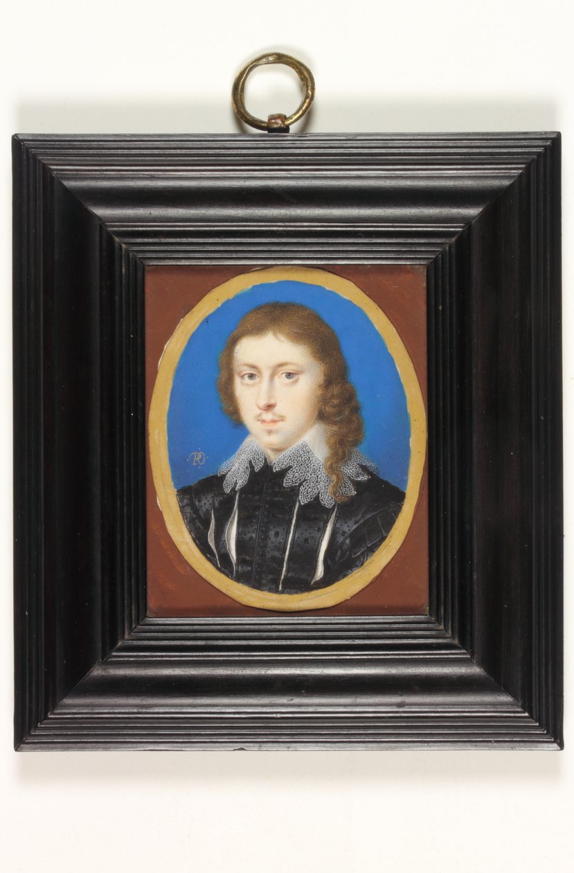 Edmund Waller (aguarela em velino) de Peter Oliver