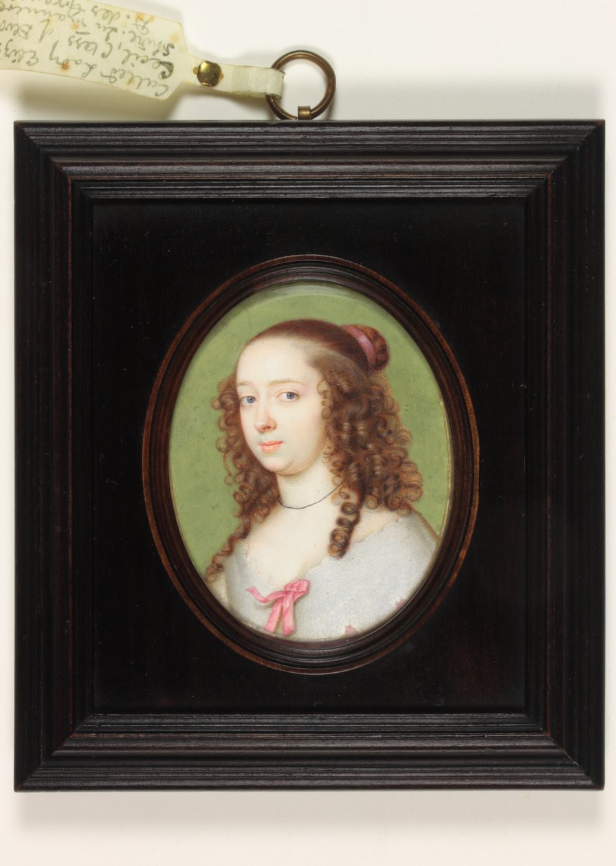 Lady Elizabeth Cecil, Condessa de Devonshire (esmalte) de Peter Oliver
