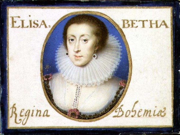 Retrato de Elizabeth, Rainha da Boémia de Peter Oliver