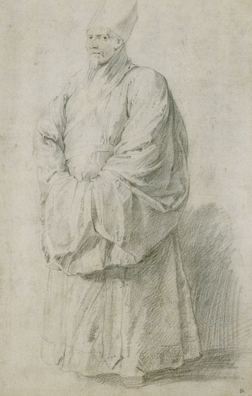 Um missionário jesuíta em traje chinês de Peter Paul Rubens