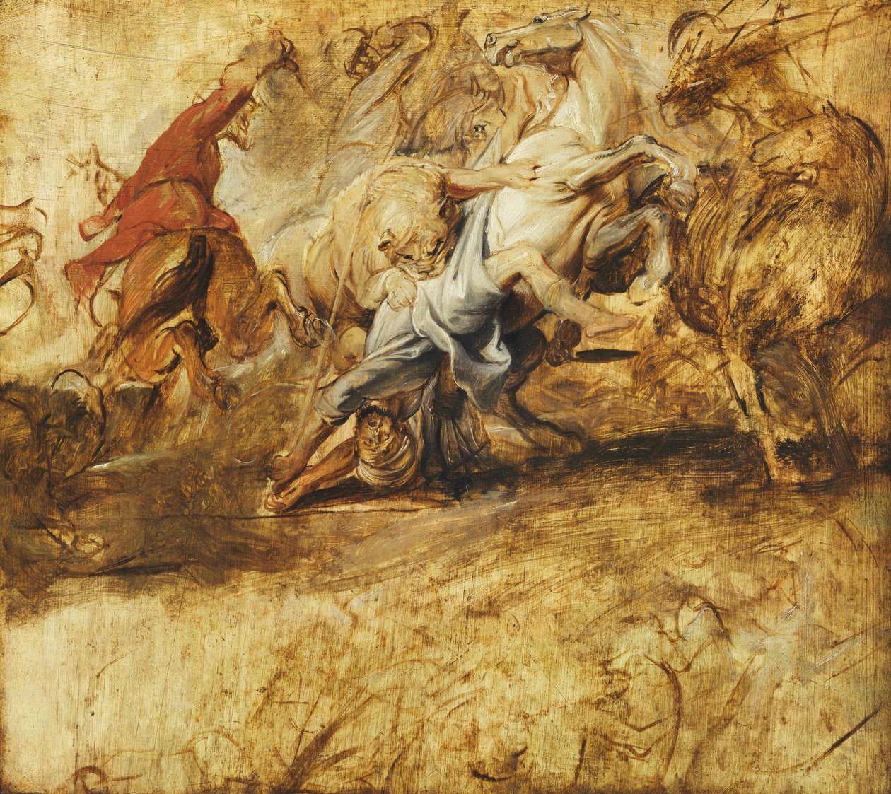 Uma Caça ao Leão, de Peter Paul Rubens