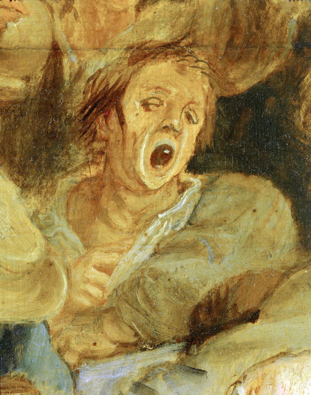 Uma festa de igreja ou casamento numa aldeia, c.1635-38 (óleo sobre madeira) de Peter Paul Rubens
