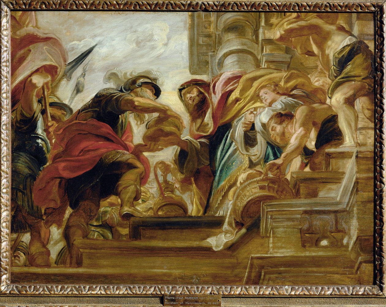 Abraão e Melquisedeque de Peter Paul Rubens