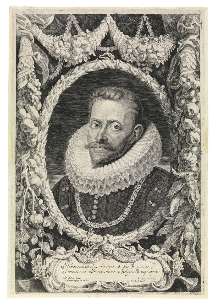 Albert, Arquiduque da Áustria (gravura) de Peter Paul Rubens