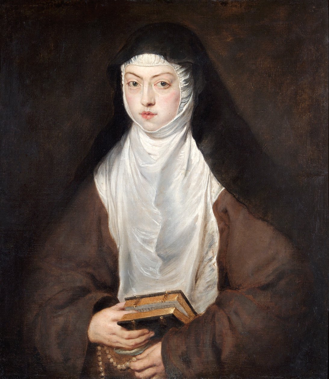 Ana Dorotea, Filha de Rudolph II, freira no Convento das Descalzas Reales, Madrid de Peter Paul Rubens