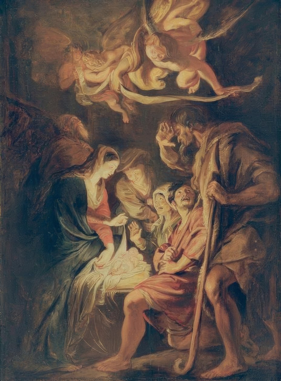 Adoração dos pastores de Peter Paul Rubens