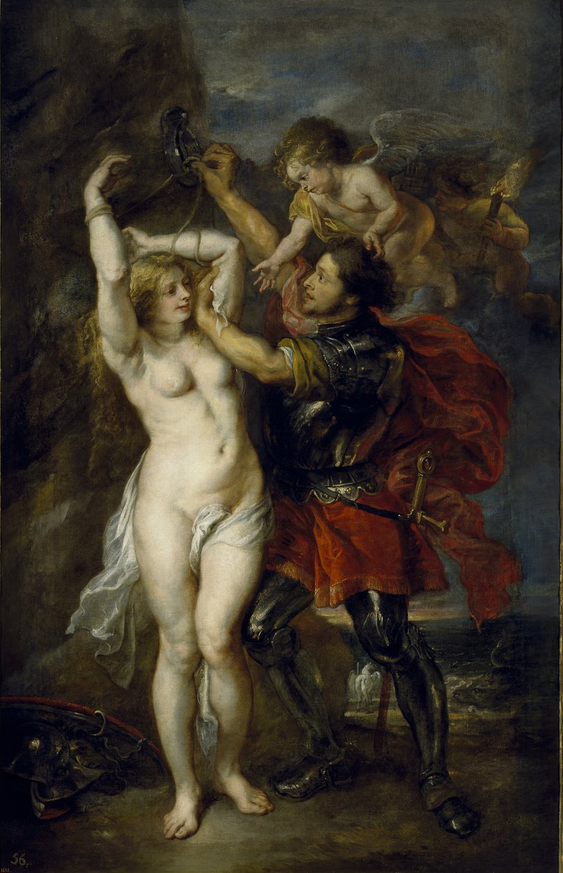 Andrômeda libertada por Perseu, 1641-1642 de Peter Paul Rubens