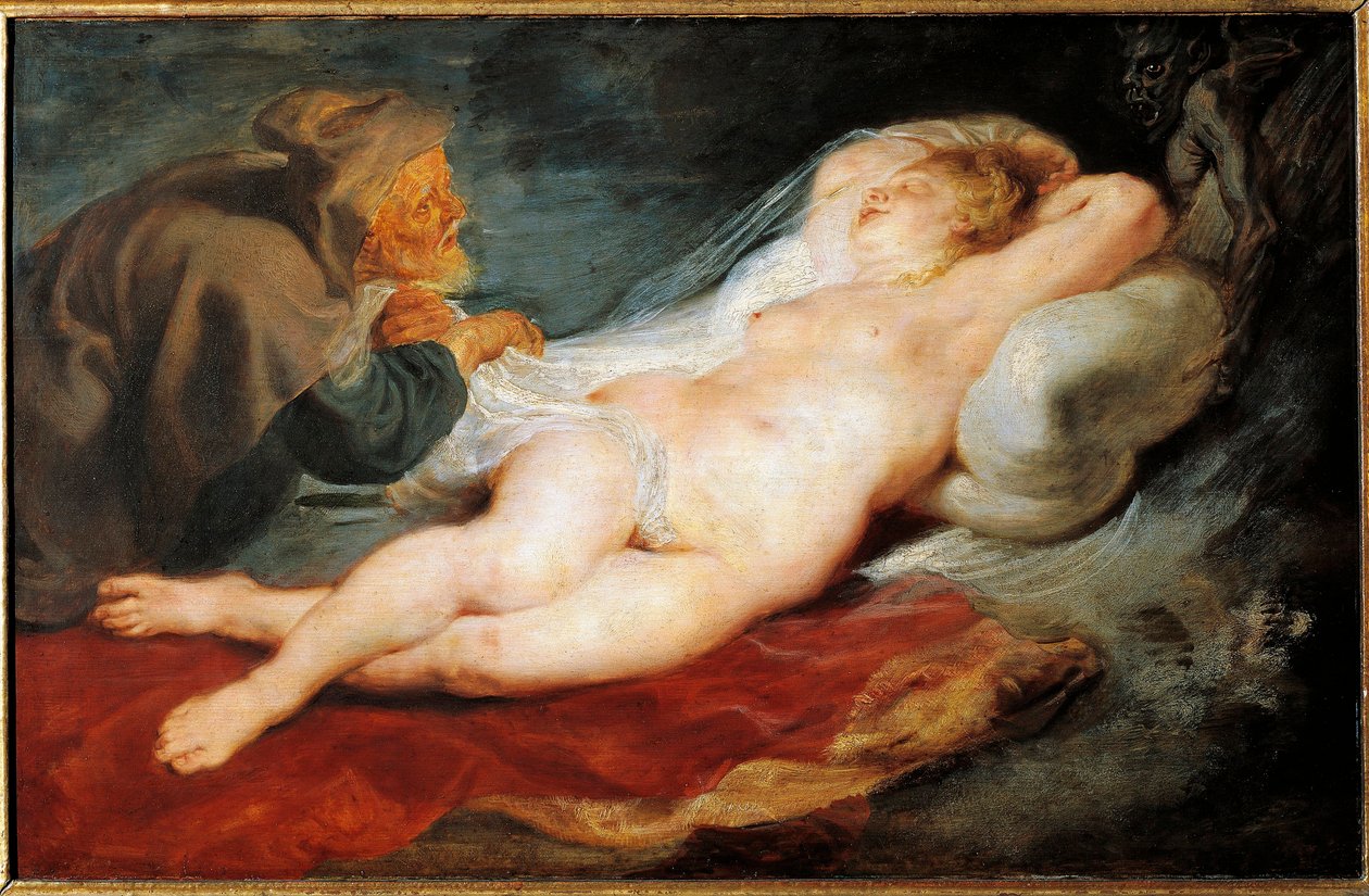Angelica e o Eremita. De Orlando Furioso (Pintura de Peter Paul Rubens