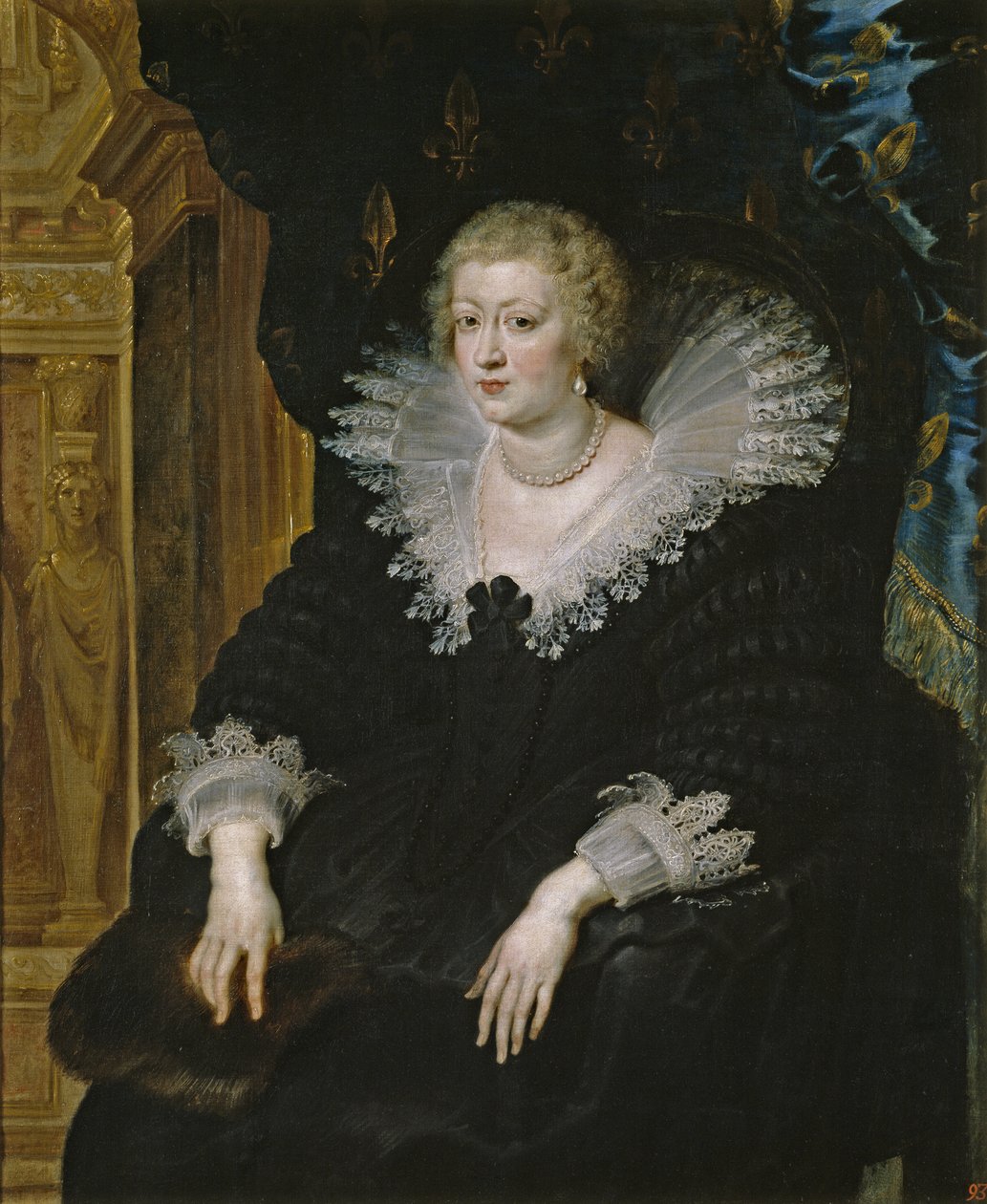 Ana da Áustria 1601-1666, c. 1622 de Peter Paul Rubens
