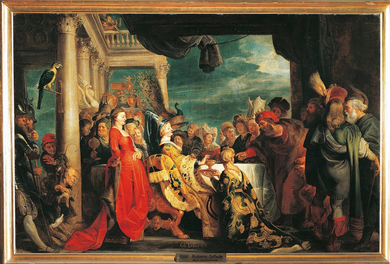 Áustria, Viena, Alboin e Rosamunde de Peter Paul Rubens