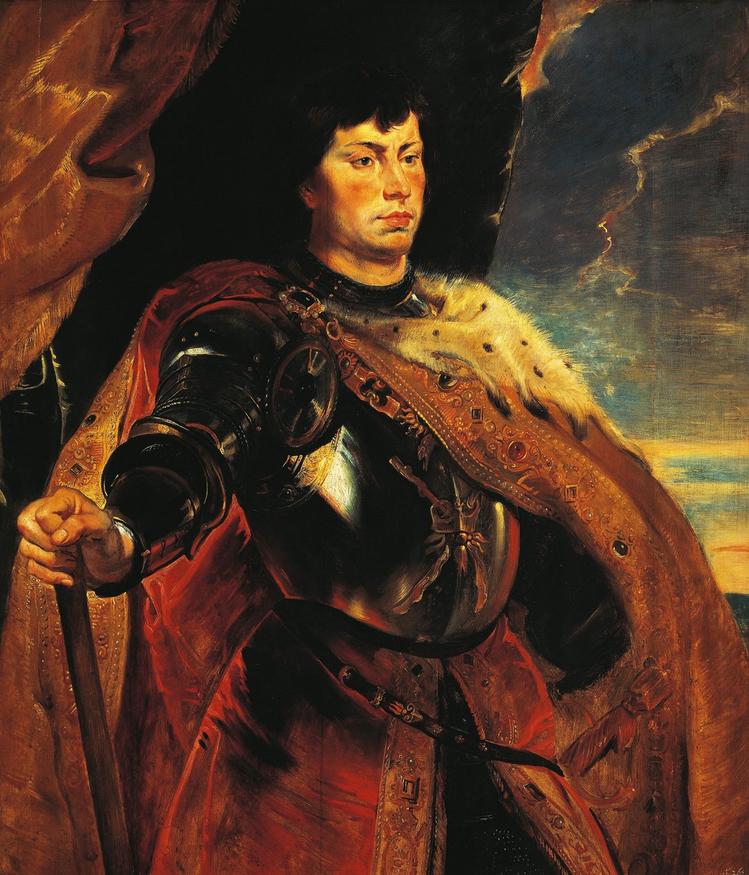 Áustria, Viena, Retrato de Charles the Rash, Duque de Burgundy (1433-1477) de Peter Paul Rubens