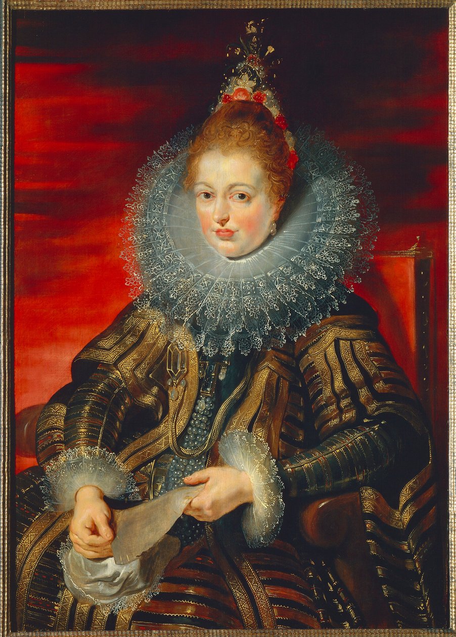 Áustria, Viena, Retrato da Infanta Isabella Clara Eugenia dos Habsburgos (1566 - 1633) de Peter Paul Rubens