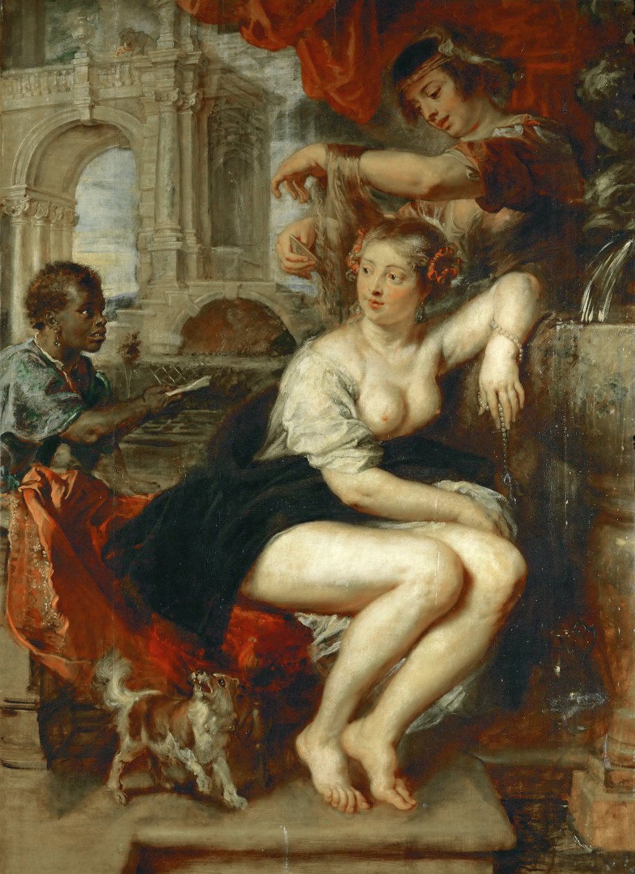 Bate-Seba em Seu Banho, c. 1635 de Peter Paul Rubens