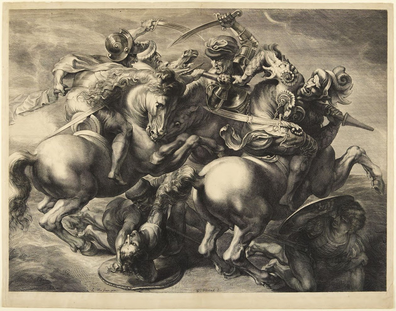 Batalha de Anghiari de Peter Paul Rubens