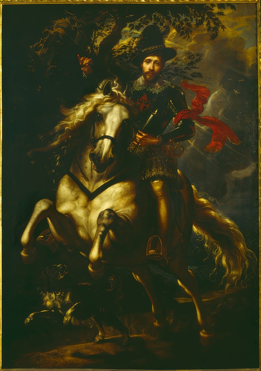 Retrato de Giovanni Carlo Doria a cavalo de Peter Paul Rubens