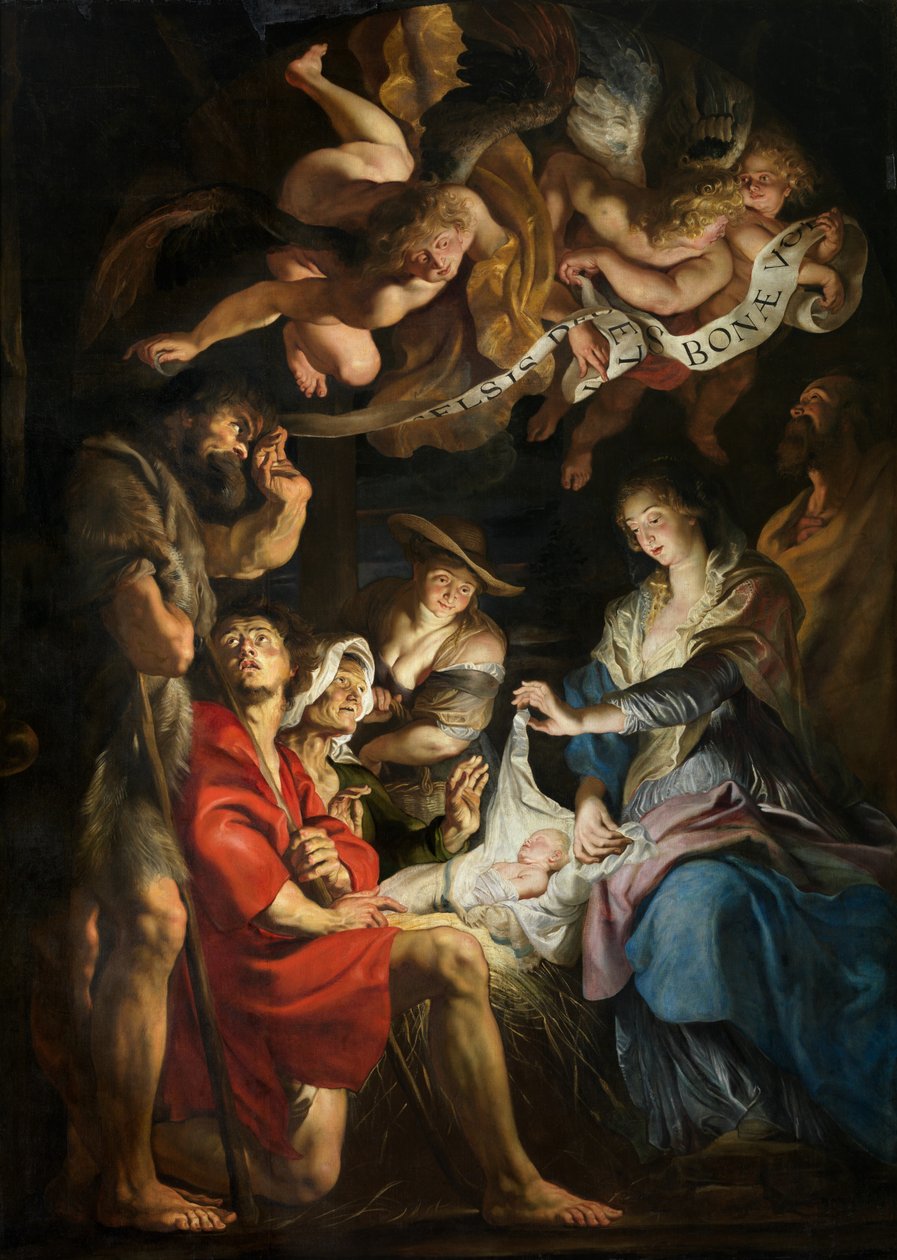 Nascimento de Cristo, Adoração dos Pastores de Peter Paul Rubens