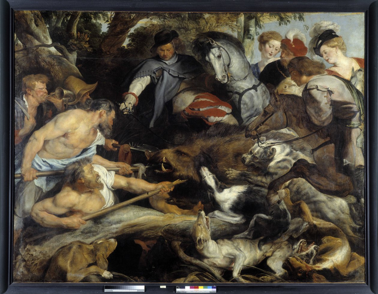 Caça ao javali de Peter Paul Rubens