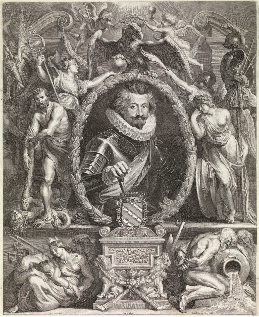 Charles Bonaventure de Longueval (gravura) de Peter Paul Rubens
