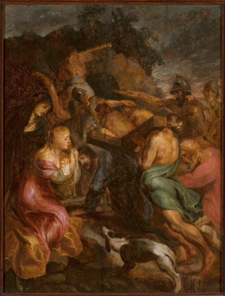 Cristo a cair sob a cruz de Peter Paul Rubens