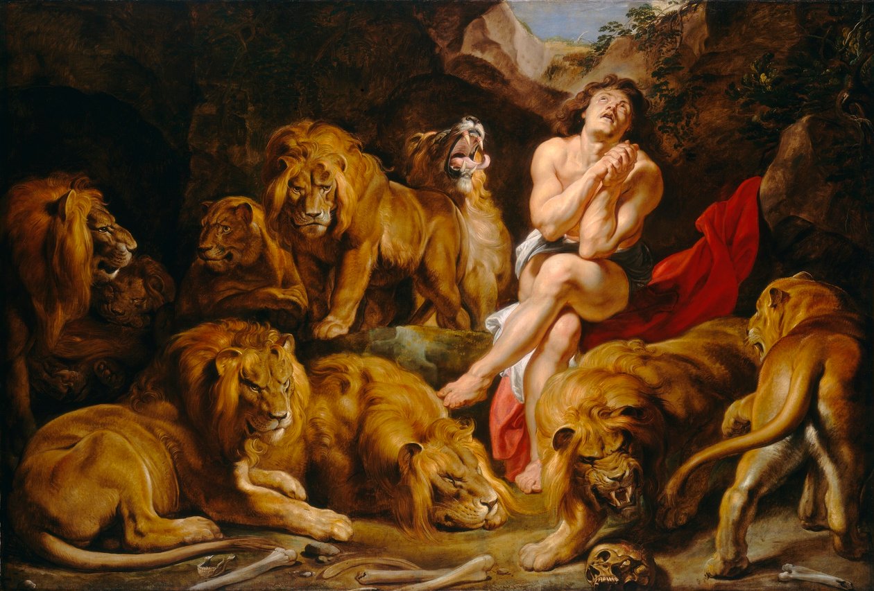 Daniel na cova dos leões de Peter Paul Rubens