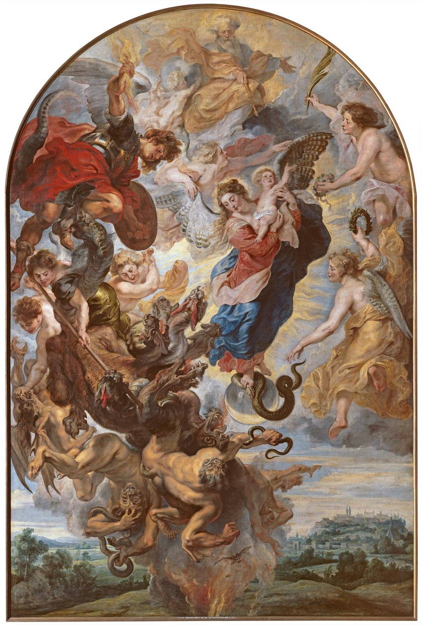 A mulher apocalíptica de Peter Paul Rubens