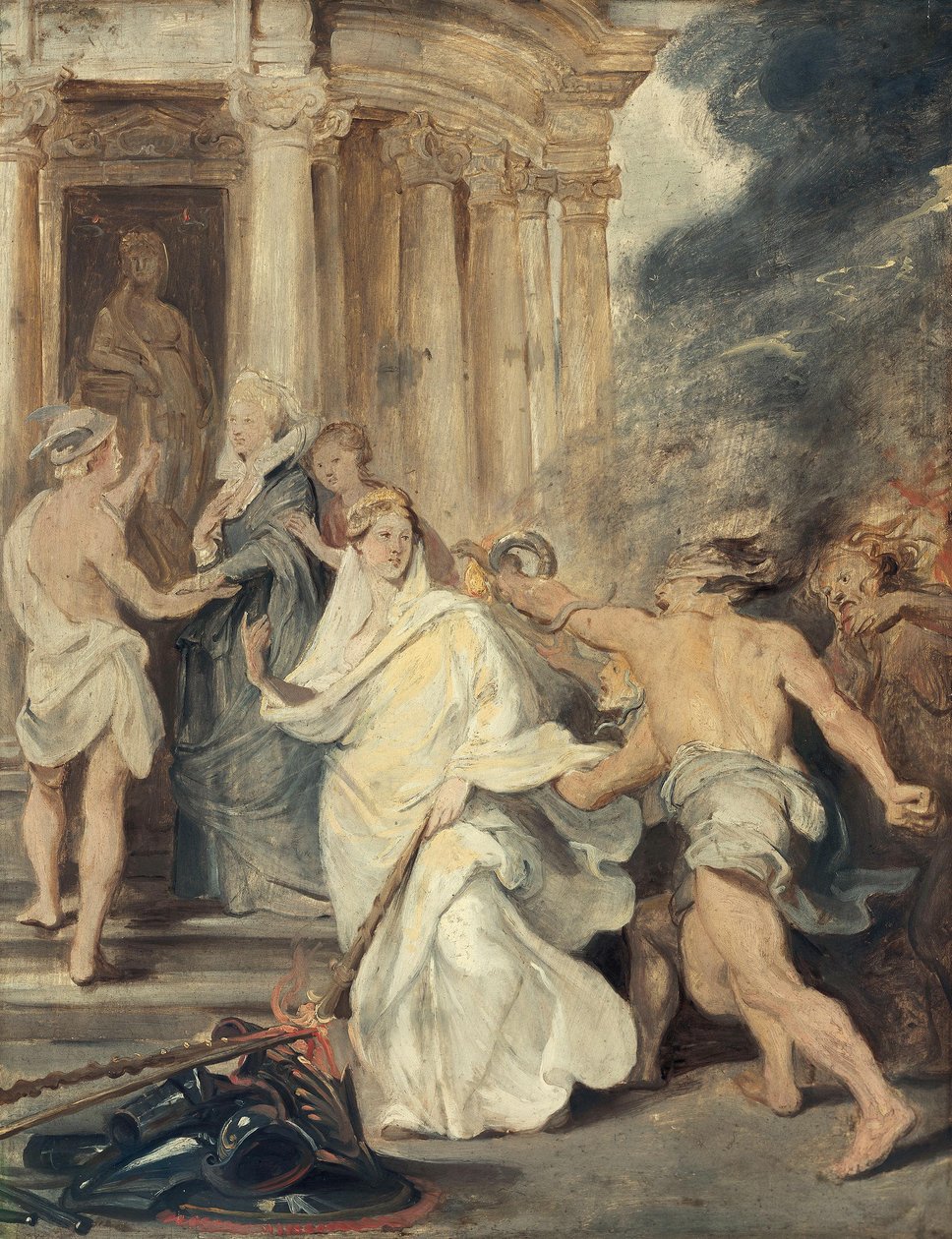 A paz de Angers (esboço para o ciclo dos Médici) de Peter Paul Rubens
