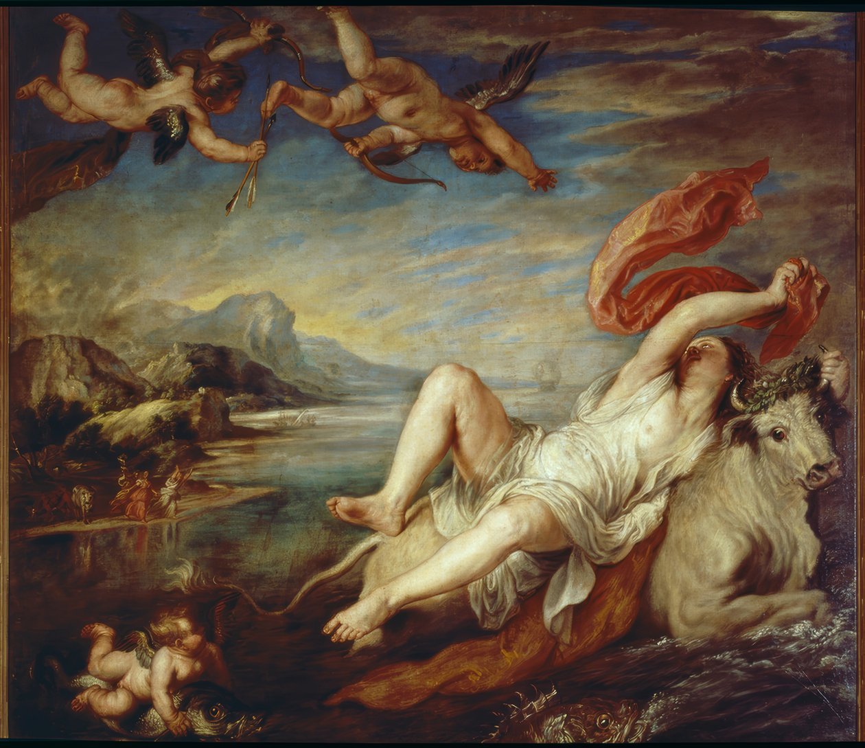 O assalto da Europa de Peter Paul Rubens