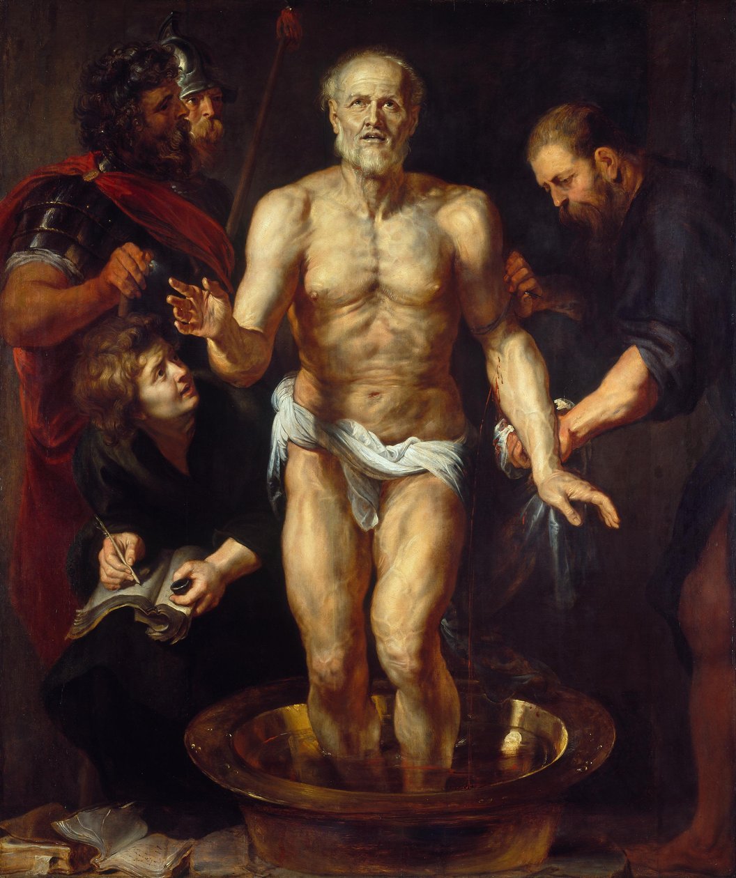Sêneca na hora da morte de Peter Paul Rubens
