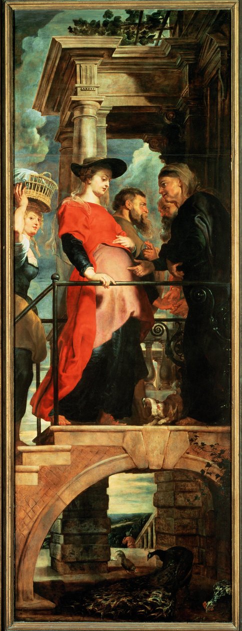 Descida da Cruz, painel esquerdo: Visitação (pintura) de Peter Paul Rubens