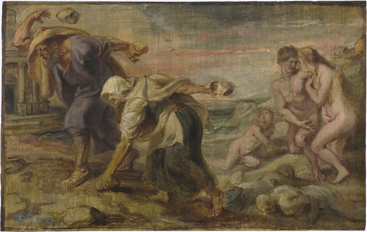 Deucalião e Pirra, ca 1636 de Peter Paul Rubens