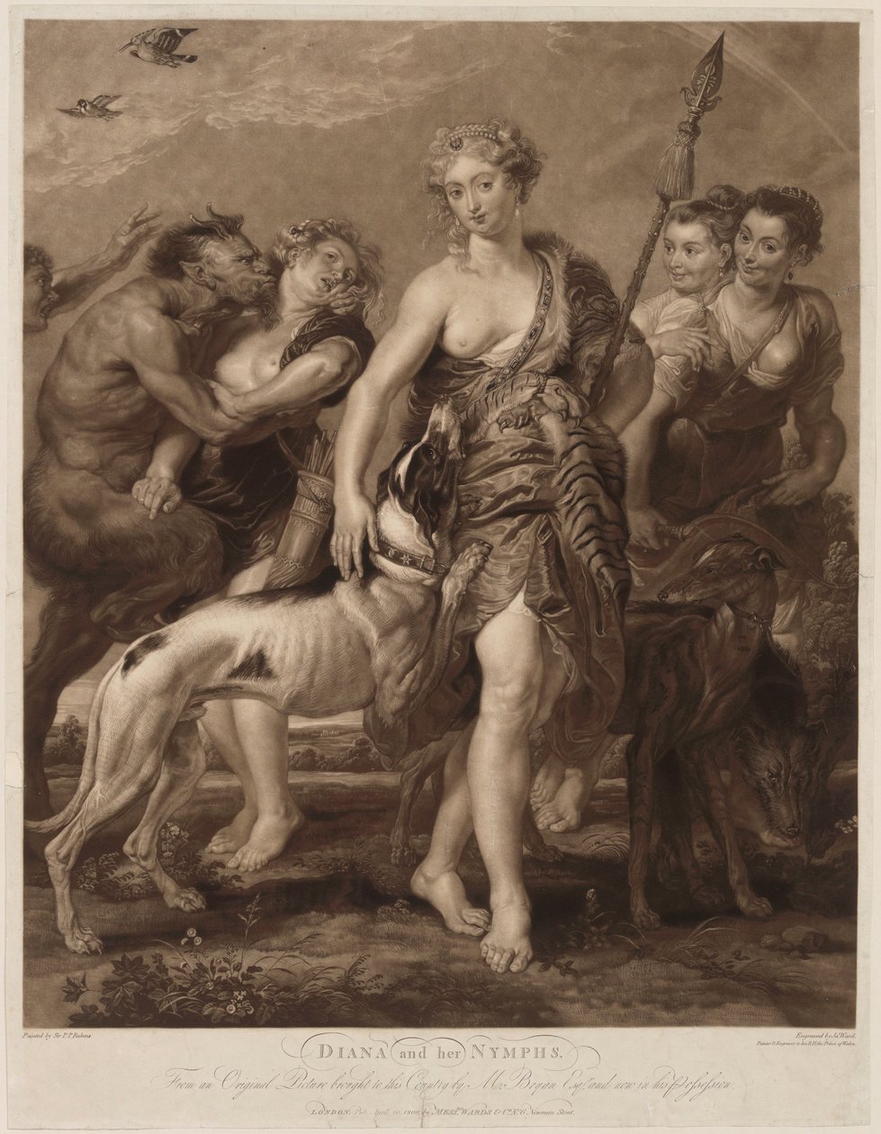 Diana a caçar de Peter Paul Rubens