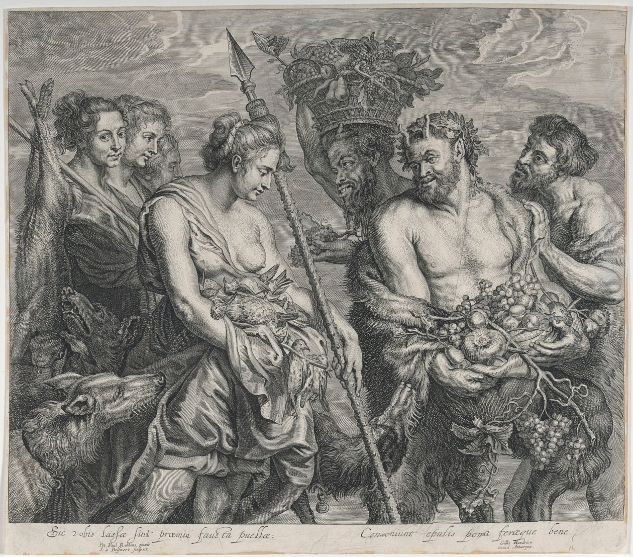 Diana a regressar da caçada de Peter Paul Rubens